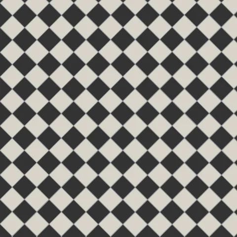 Oxford 75x75mm Black and Dover White