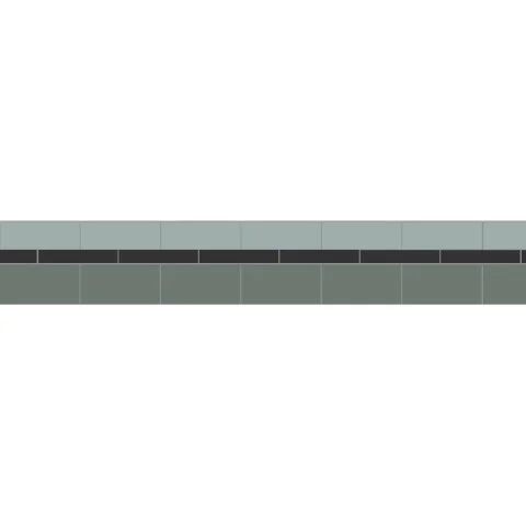 Simple Border 3 Black, Grey & Revival Grey