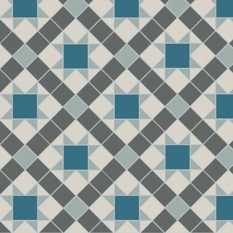 Blenheim Dover White, Grey, Pugin Blue & Revival Grey