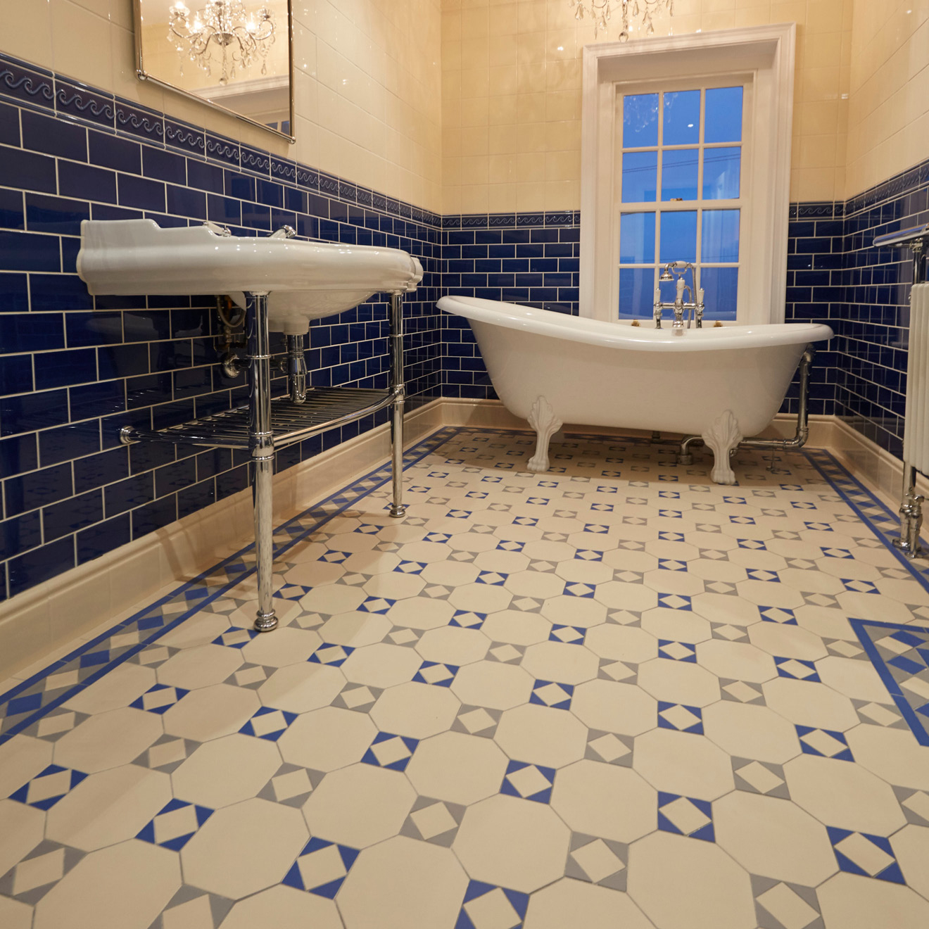 Bespoke_Pattern_Bathroom_Blue_Pugin_Blie_Dover_White__1